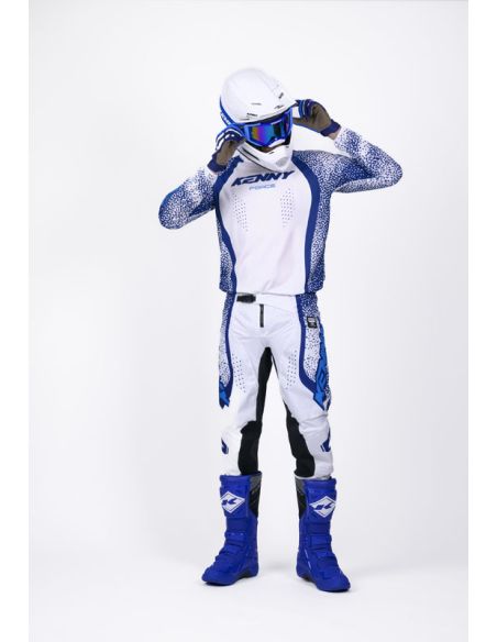 Tenue cross Kenny Force Pixel - Pixel Bleu Blanc