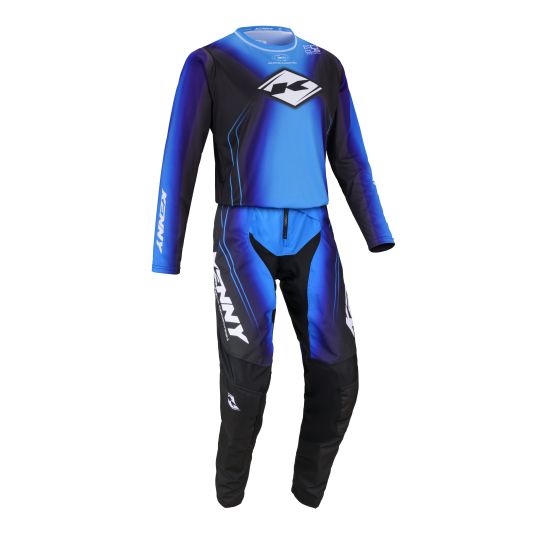 Tenue cross enfant Kenny Track - Focus Bleu