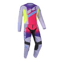 Tenue cross enfant Kenny Track Focus - Zoom Gris