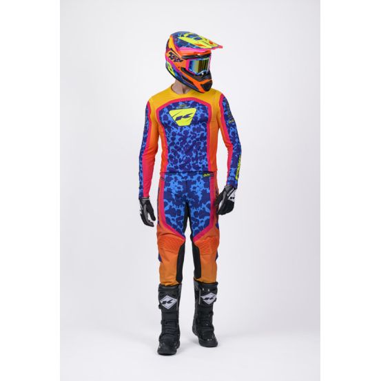 Tenue cross Kenny Performance - Socal Orange Bleu