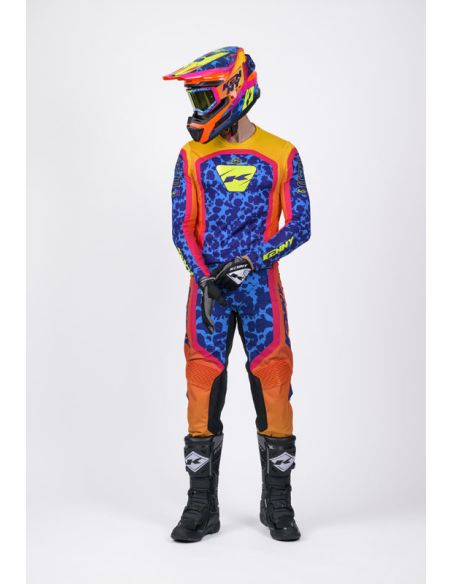Tenue cross Kenny Performance - Socal Orange Bleu