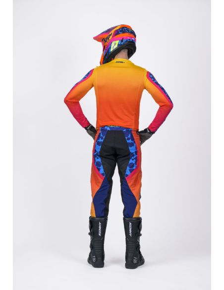 Tenue cross Kenny Performance - Socal Orange Bleu