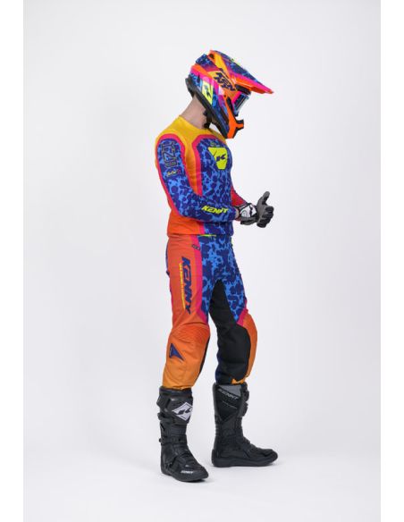 Tenue cross Kenny Performance - Socal Orange Bleu