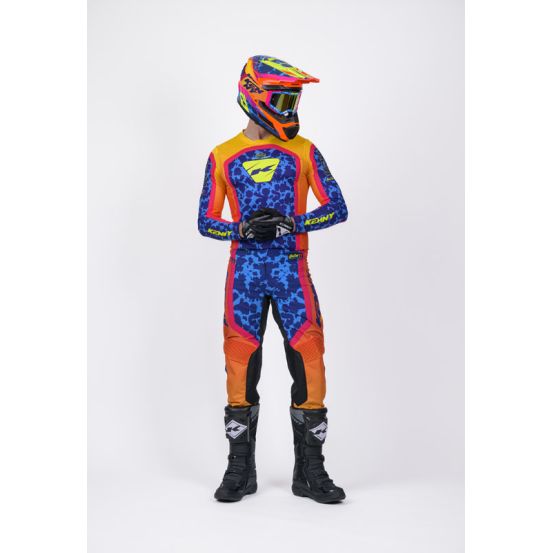 Tenue cross Kenny Performance - Socal Orange Bleu
