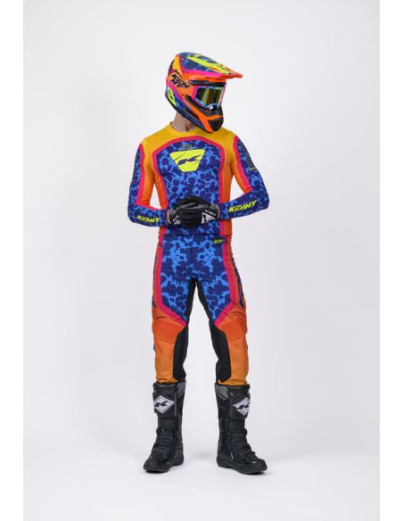 Tenue cross Kenny Performance - Socal Orange Bleu
