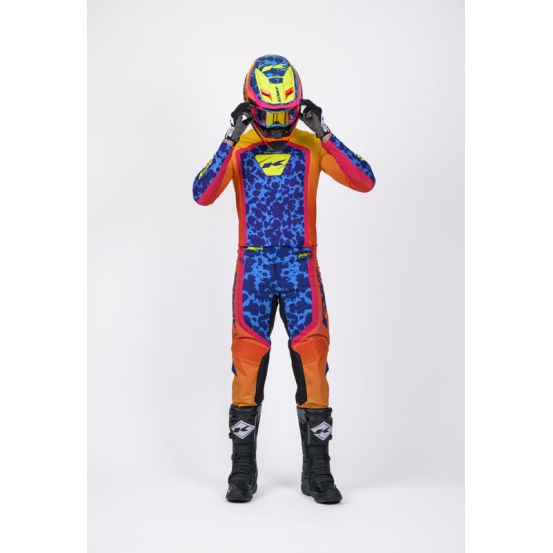 Tenue cross Kenny Performance - Socal Orange Bleu
