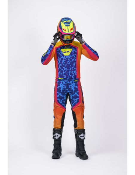 Tenue cross Kenny Performance - Socal Orange Bleu