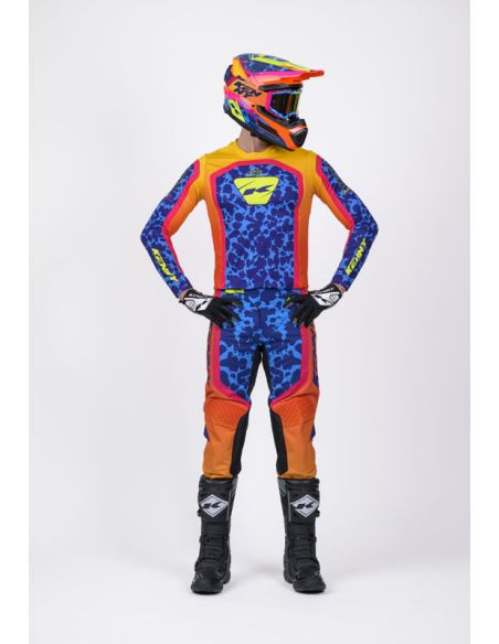 Tenue cross Kenny Performance - Socal Orange Bleu