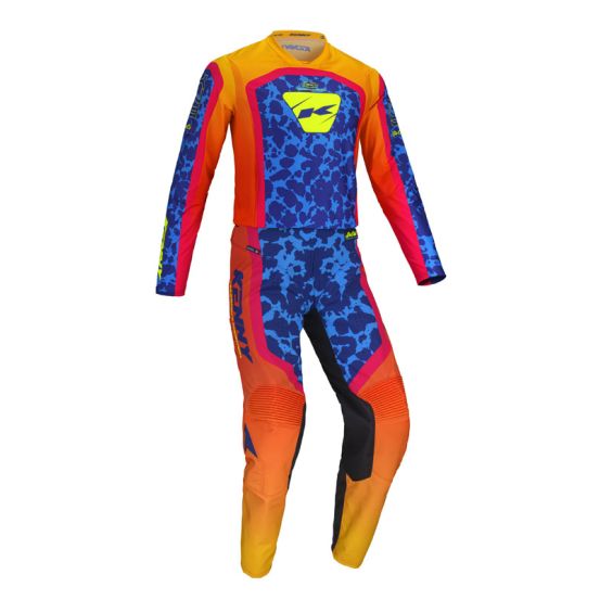 Tenue cross Kenny Performance - Socal Orange Bleu