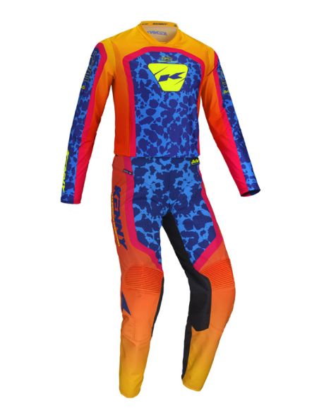 Tenue cross Kenny Performance - Socal Orange Bleu