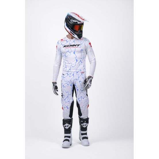 Tenue cross Kenny Performance - Wave Blanc