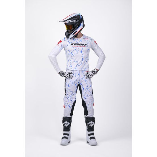 Tenue cross Kenny Performance - Wave Blanc