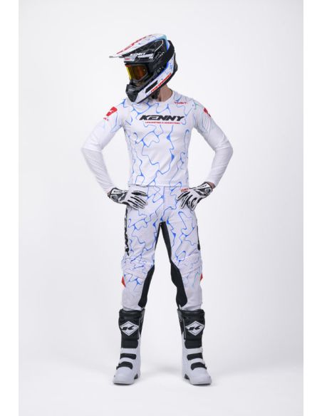 Tenue cross Kenny Performance - Wave Blanc