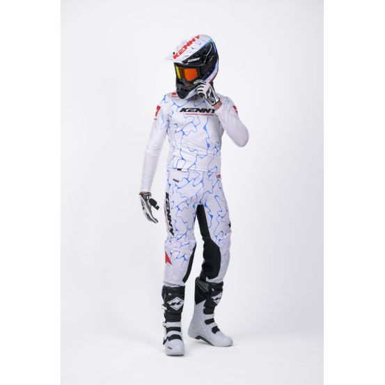 Tenue cross Kenny Performance - Wave Blanc