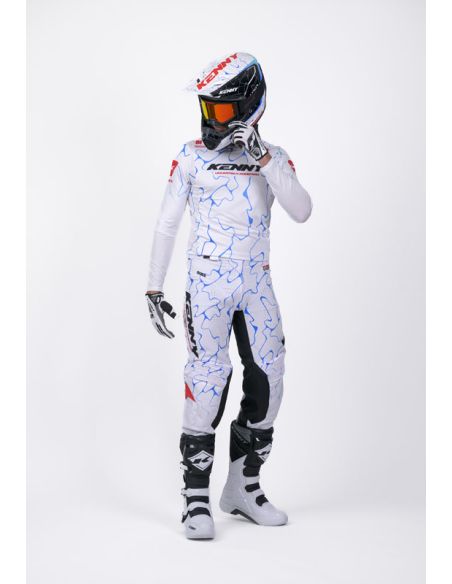 Tenue cross Kenny Performance - Wave Blanc