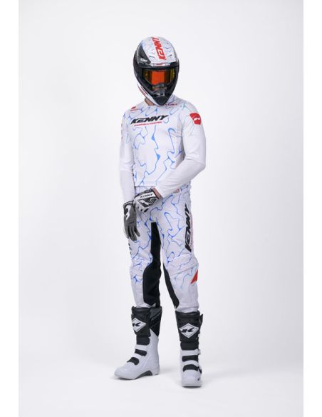 Tenue cross Kenny Performance - Wave Blanc