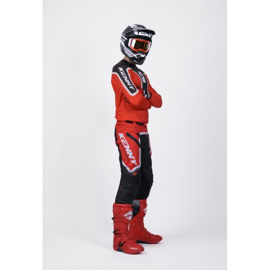 Tenue cross Kenny Titanium - Rouge