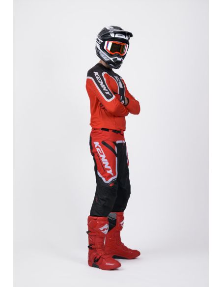 Tenue cross Kenny Titanium - Rouge