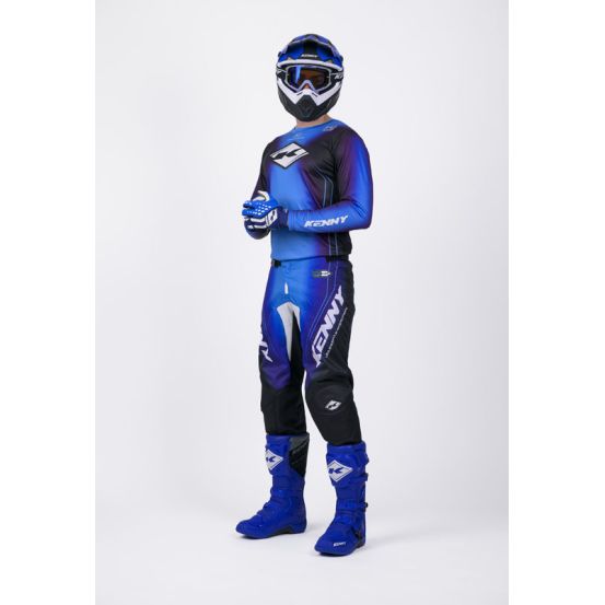 Tenue cross Kenny Track - Focus Bleu