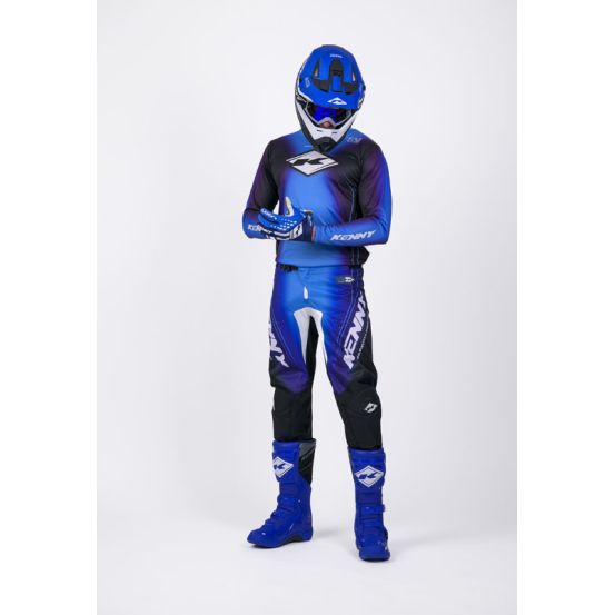 Tenue cross Kenny Track - Focus Bleu