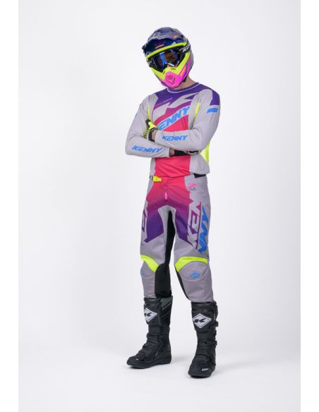 Tenue cross Kenny Track - Zoom Gris