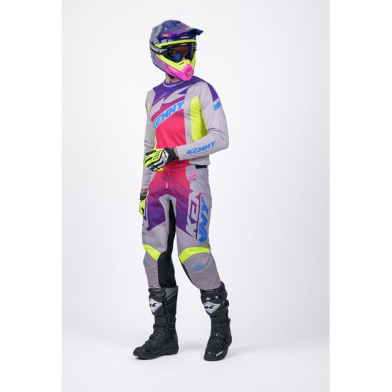 Tenue cross Kenny Track - Zoom Gris