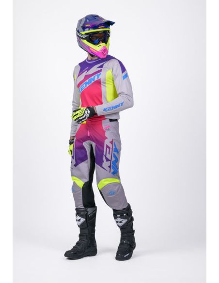 Tenue cross Kenny Track - Zoom Gris