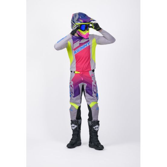 Tenue cross Kenny Track - Zoom Gris