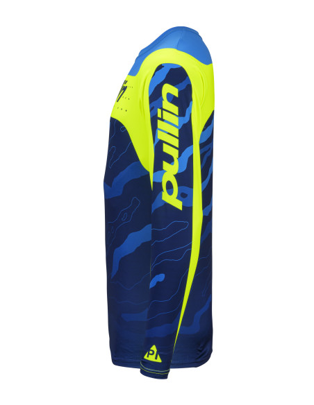 Maillot cross Pull-In by Kenny 2026 Master Race - Camo Bleu Neon