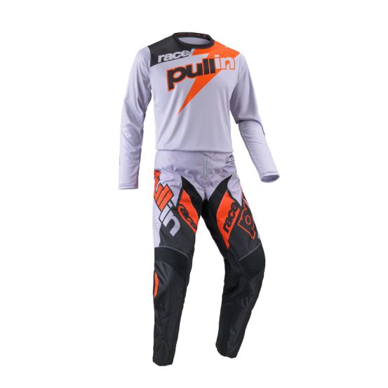 Tenue cross enfant Pull-In by Kenny Race - Orange
