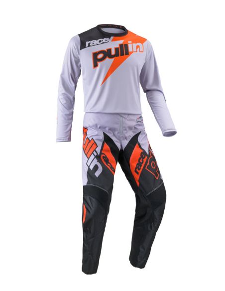 Tenue cross enfant Pull-In by Kenny Race - Orange