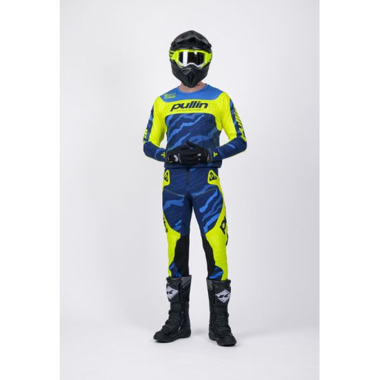 Tenue cross Pull-In by Kenny Master Race - Camo Bleu Neon