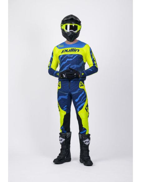 Tenue cross Pull-In by Kenny Master Race - Camo Bleu Neon