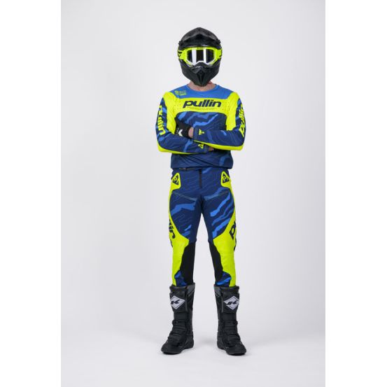 Tenue cross Pull-In by Kenny Master Race - Camo Bleu Neon