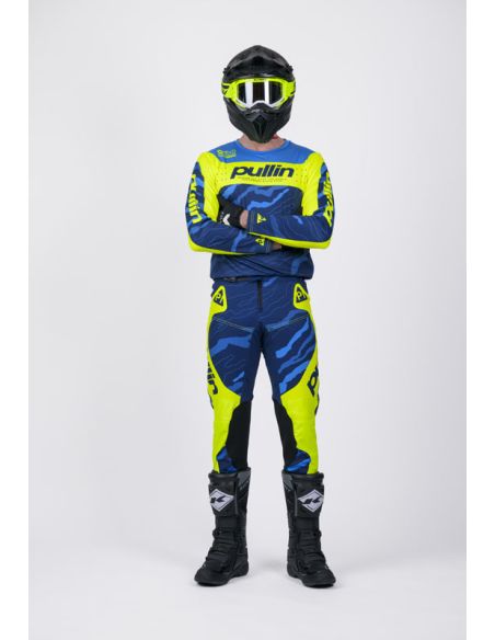 Tenue cross Pull-In by Kenny Master Race - Camo Bleu Neon