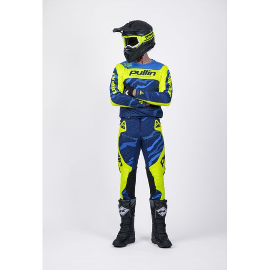 Tenue cross Pull-In by Kenny Master Race - Camo Bleu Neon