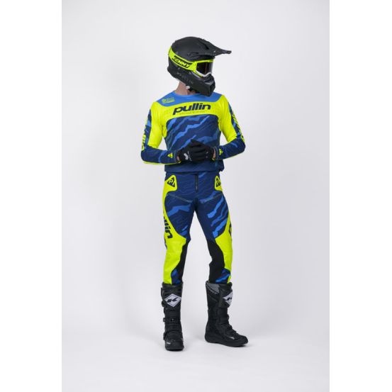 Tenue cross Pull-In by Kenny Master Race - Camo Bleu Neon