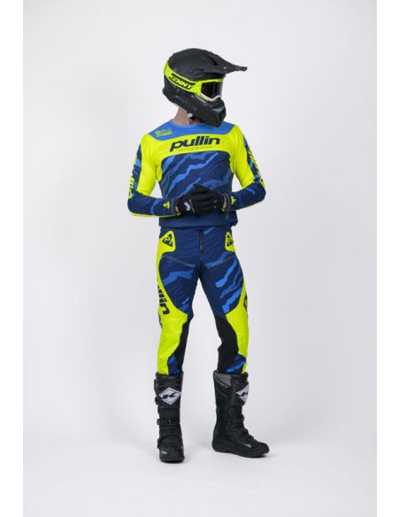 Tenue cross Pull-In by Kenny Master Race - Camo Bleu Neon