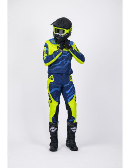 Tenue cross Pull-In by Kenny Master Race - Camo Bleu Neon