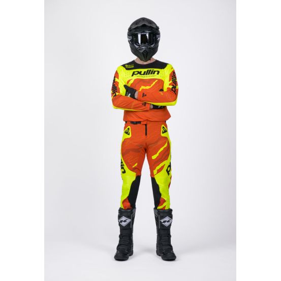 Tenue cross Pull-In by Kenny Master Race - Camo Orange Neon