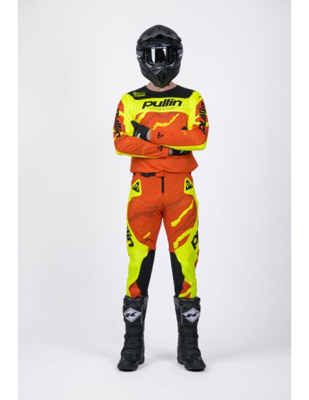 Tenue cross Pull-In by Kenny Master Race - Camo Orange Neon