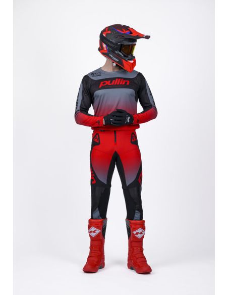 Tenue cross Pull-In by Kenny Master Race - Gradient Gris Rouge