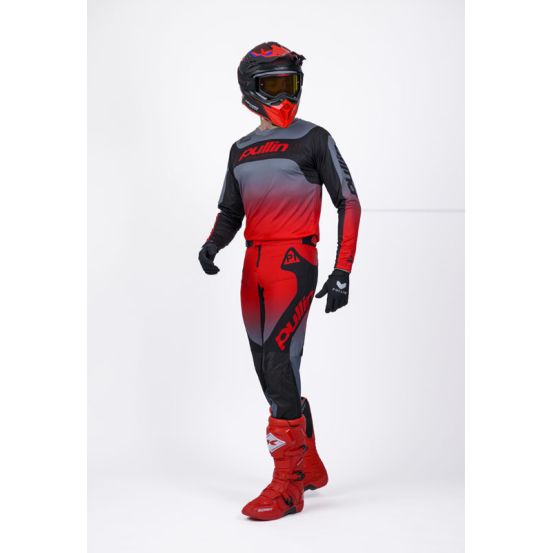 Tenue cross Pull-In by Kenny Master Race - Gradient Gris Rouge