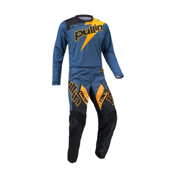 Tenue cross Pull-In by Kenny Race - Bleu Petrol
