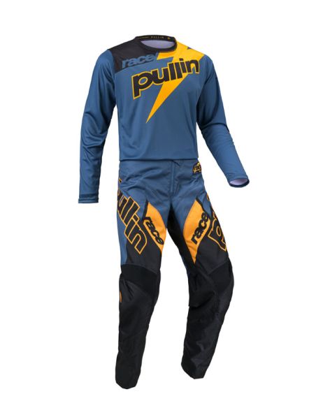 Tenue cross Pull-In by Kenny Race - Bleu Petrol