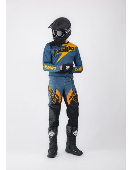 Tenue cross Pull-In by Kenny Race - Bleu Petrol