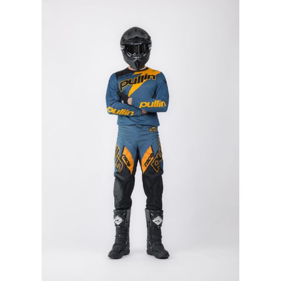 Tenue cross Pull-In by Kenny Race - Bleu Petrol