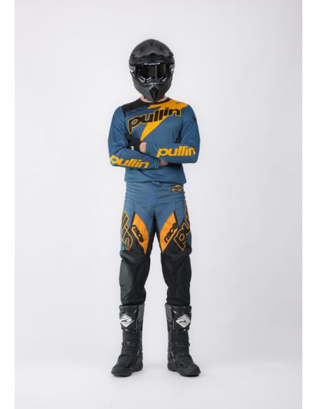 Tenue cross Pull-In by Kenny Race - Bleu Petrol