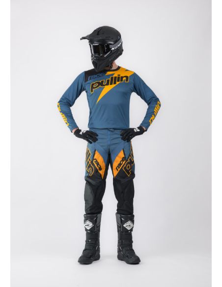 Tenue cross Pull-In by Kenny Race - Bleu Petrol