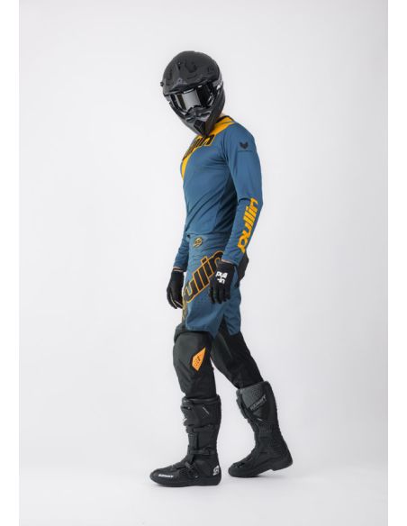 Tenue cross Pull-In by Kenny Race - Bleu Petrol
